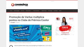 
                            5. Promoção de Varilux multiplica pontos no Clube de Prêmios Essilor ...