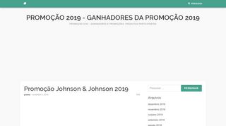 
                            8. Promoção Johnson & Johnson 2019 – Promoção 2019 ...
