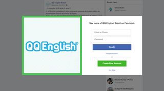 
                            7. 【Promoção QQEnglish 5 anos!】 O... - QQ English Brasil | Facebook