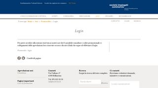 
                            9. Promocodes - login - SIC Ticino - Login