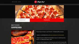 
                            5. Promoções - Faça seu Pedido Online | Pizza Hut Brasil