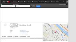 
                            12. PROMOKANT promotions GmbH - search.ch