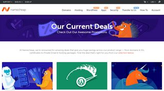 
                            7. Promos and Deals - Save on Domains, Web Hosting ... - Namecheap