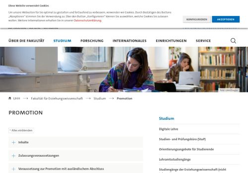 
                            10. Promotion - Fakultät für Erziehungswissenschaft - Universität Hamburg
