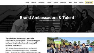 
                            2. Promotion Jobs, Brand Ambassadors with Fusion Event Staffing