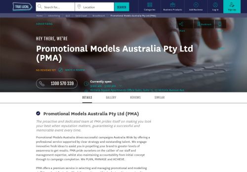 
                            13. Promotional Models Australia Pty Ltd (PMA) in Broadbeach, QLD ...