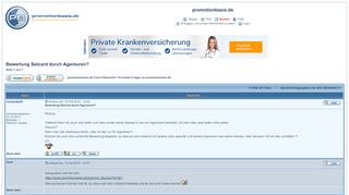 
                            11. promotionbasis.de-Forum :: Bewertung Setcard durch Agenturen ...