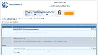 
                            6. promotionbasis.de-Forum :: Hempf Prigge Agentur für moderne ...