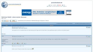 
                            12. promotionbasis.de-Forum :: Kahriman GmbH - clever events, Hannover ...