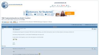 
                            10. promotionbasis.de-Forum :: TMS Trademarketing Service GmbH ...