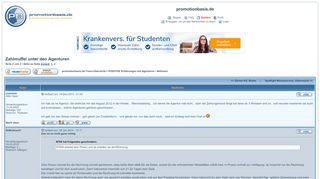 
                            7. promotionbasis.de-Forum :: Zahlmuffel unter den Agenturen ...