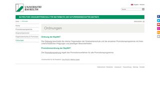 
                            4. Promotionsordnung der BayNAT / Abgabetermine für die Dissertation ...