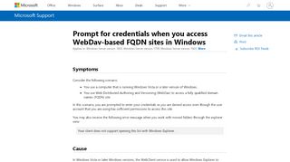 
                            2. Prompt for credentials when you access WebDav-based FQDN sites in ...