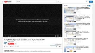
                            12. Prompt for multiple values to select records: Crystal Reports 2011 ...