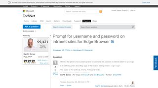 
                            2. Prompt for username and password on intranet sites for Edge ...