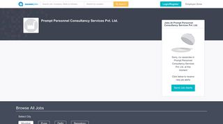 
                            8. Prompt Personnel Consultancy Services Pvt. Ltd. | Job Openings ...