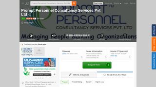 
                            3. Prompt Personnel Consultancy Services Pvt Ltd, Shivaji Nagar ...