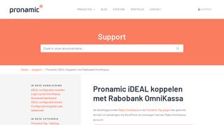 
                            10. Pronamic iDEAL koppelen met Rabobank OmniKassa - Pronamic