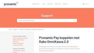 
                            12. Pronamic Pay koppelen met Rabo OmniKassa 2.0 - Pronamic