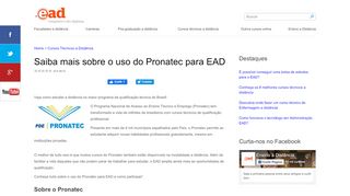 
                            12. Pronatec para EAD