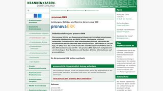 
                            10. pronova BKK - Krankenkassen.de