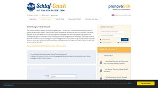 
                            9. pronova BKK | Registrierung - Coaches