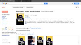
                            1. Propaganda, Power and Persuasion: From World War I to Wikileaks