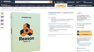 
                            7. Propellerhead Reason 10 Upgrade Version: Amazon.de ...
