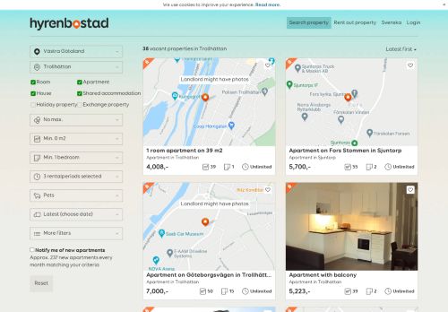 
                            13. Properties for rent in Trollhättan - Hyrenbostad.se