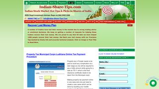 
                            5. Property Tax Municipal Corpn Ludhiana Online Tax Payment Procedure