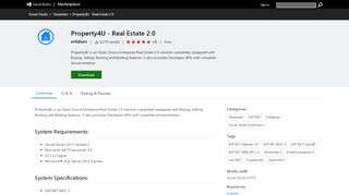 
                            13. Property4U - Real Estate 2.0 - Visual Studio Marketplace