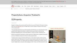 
                            5. PropertyGuru acquires Thailand's DDProperty | Finance ...