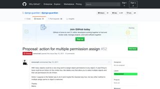 
                            3. Proposal: action for multiple permission assign · Issue #52 · django ...