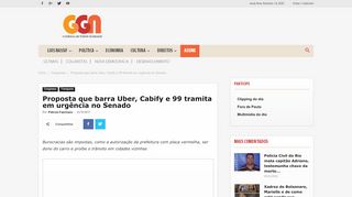 
                            11. Proposta que barra Uber, Cabify e 99 tramita em urgência no Senado ...