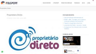 
                            10. Proprietário Direto - iTeleport