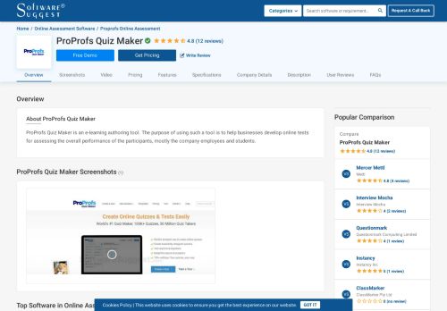
                            10. ProProfs Quiz Maker - Pricing, Reviews, Alternatives and Competitor ...