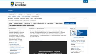 
                            7. ProQuest Databases - 4) Find Journal Articles - LibGuides at ...