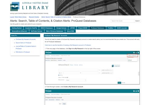 
                            11. ProQuest Databases - Alerts: Search, Table of Contents, & Citation ...