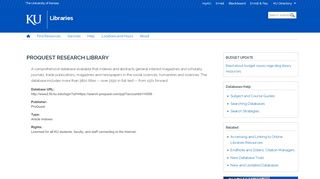 
                            9. ProQuest research library | Libraries