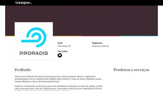 
                            9. ProRadis | trampos.co