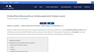 
                            7. ProRealTime Börsensoftware Erfahrungsbericht | - Kagels Trading