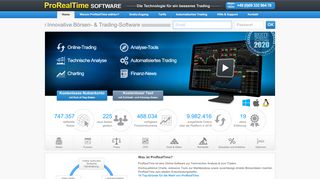 
                            1. ProRealTime - Börsensoftware & Trading-Plattform, Technische Analyse