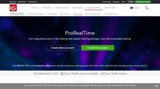 
                            5. ProRealTime | Trading Platform - IG.com