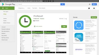 
                            3. ProResult – Apper på Google Play