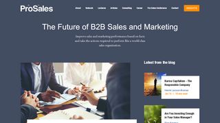 
                            12. ProSales is a research and advisory firm specialized in B2B sales ...