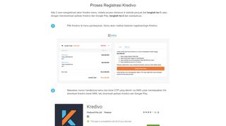 
                            12. Proses Registrasi Kredivo - Kredivo - Aksesorismotor.CO