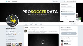 
                            11. ProSoccerData (@ProSoccerData) | Twitter