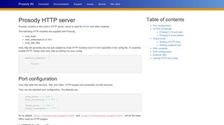 
                            6. Prosody HTTP server – Prosody IM