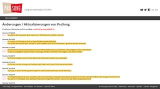 
                            12. ProSong - changelog