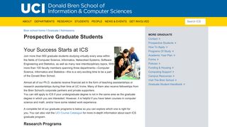 
                            7. Prospective Graduate Students @ the bren school of information and ...